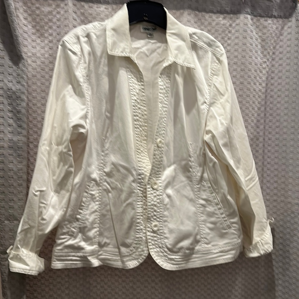 Cold water Creek white jacket
